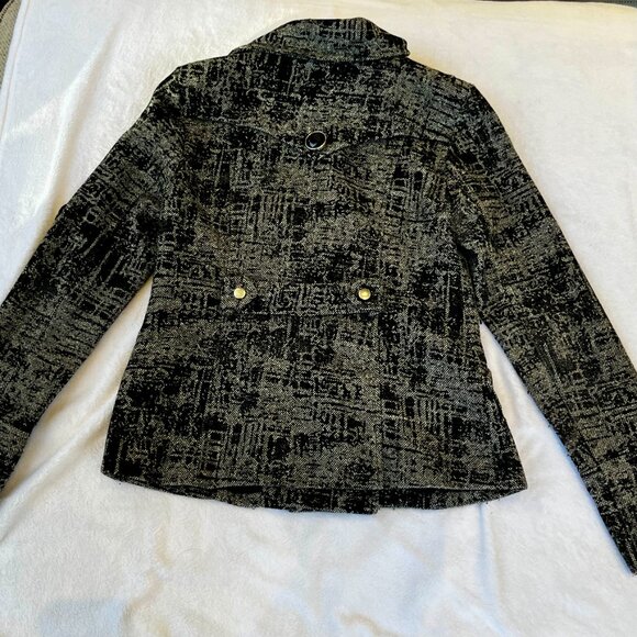 BKE, Black & White Coat, Size Small - Picture 4 of 15